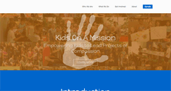 Desktop Screenshot of kidsonamission.com
